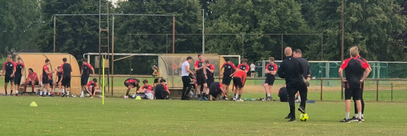 Eerste training senioren