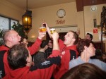 KFC Hamont 99 viert de overwinning in de derby in clublokaal De Klok