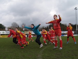 Ontlading na de winnende strafschop