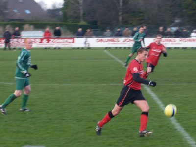 Kevin Quinten aan de bal