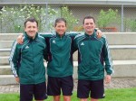 Peter Hermans, Frank De Bleeckere en Walter Vromans